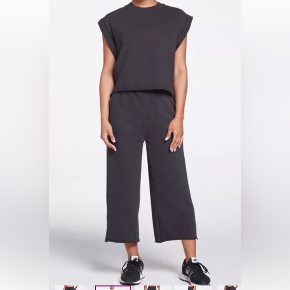CALIA Women's Journey Wide Leg Crop Sweatpants size M - Picture 2 of 9